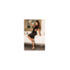 Robe noire semi transparente dos nu 